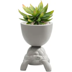 Turtle carry XS ceramic planter