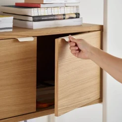 Unit 3 - Kit d'étagères en chêne - 110cm