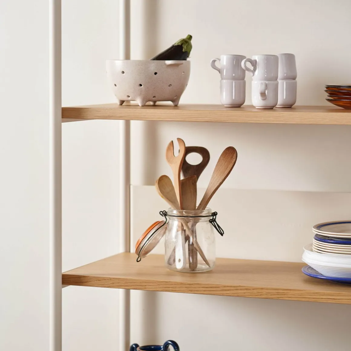 Unit 3 - Kit d'étagères en chêne - 110cm