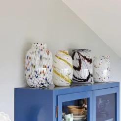 Vases Splash - Col Roulé Point Blanc