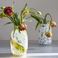 Vases Splash - Col Roulé Point Blanc