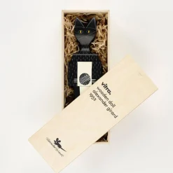 Wooden doll cat large